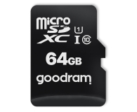 Karta pamięci GOODRAM MicroSD 64GB Class 10 + adapter SD 100MB/s